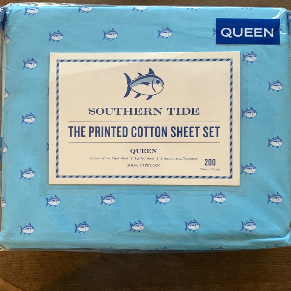 Southern Tide Queen Sheet Set